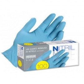 Guanti Monouso in Nitrile senza polvere