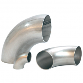 Curva / Curve a saldare 90° R=1 EN 1.4404 AISI 316 A4 Curva / Curve a saldare 90° R=1 EN 1.4404 AISI 316 A4