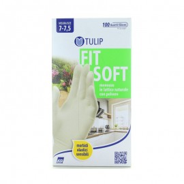 Guanti Monouso in Lattice Fit Soft Tulip 100  Guanti Monouso in Lattice Fit Soft Tulip 100